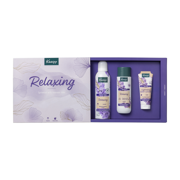 Coffret de luxe Relaxing Kneipp - coffret de 3 produits