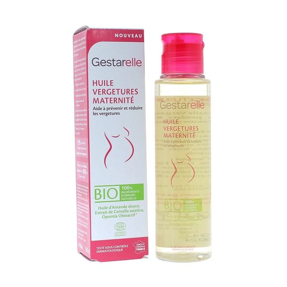 Gestarelle Huile vergeture maternité bio - flacon de 100 ml