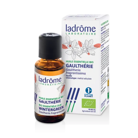 Huile essentielle Gaulthérie bio Ladrôme - flacon de 30ml