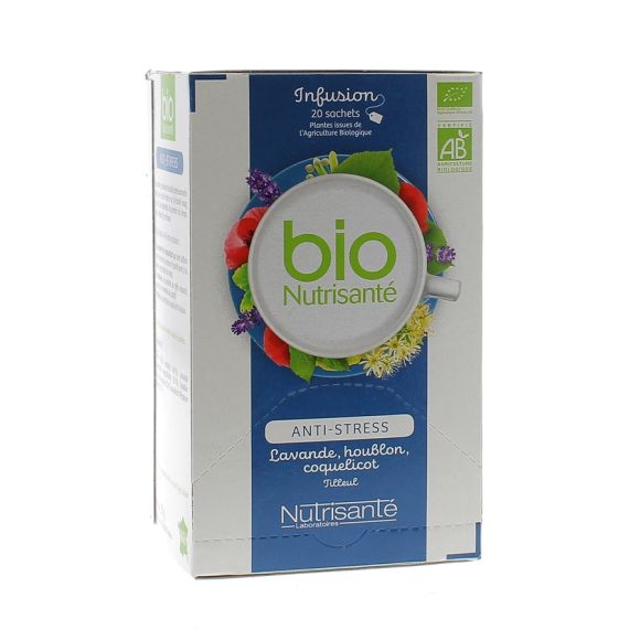 Infusion Anti-stress BIO Nutrisanté - 20 sachets