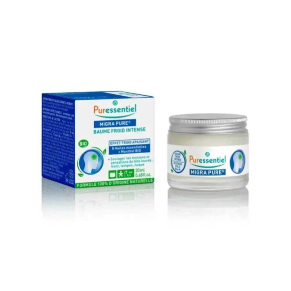 Migra Pure baume froid intense Puressentiel - pot de 20ml