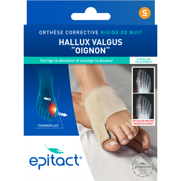 Orthèse corrective Hallux Valgus nuit Epitact - 1 unité taille S