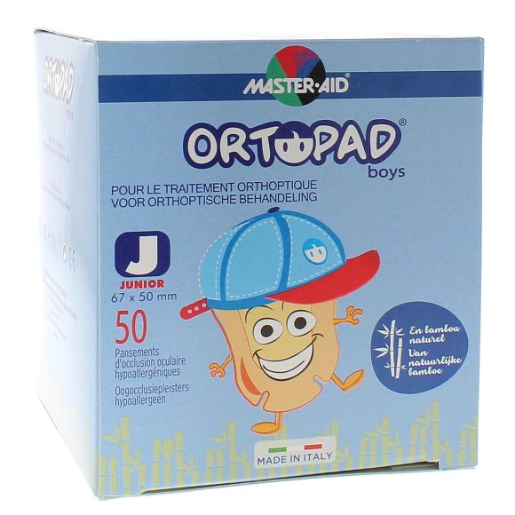 Pansement ophtalmique Boys Ortopad - boîte de 50 pansements