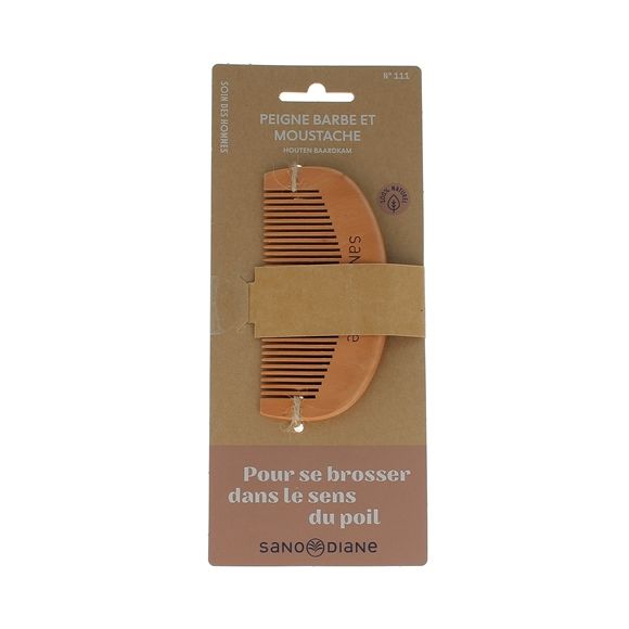 Peigne barbe et moustache Sanodiane - un peigne