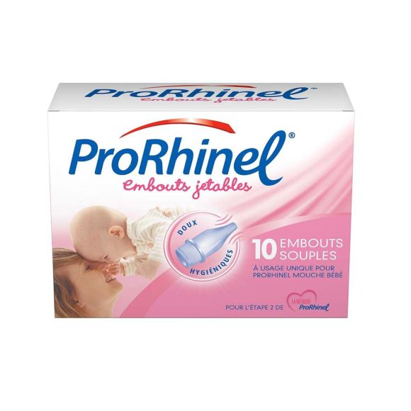 ProRhinel embouts jetables souples - boite de 10 embouts