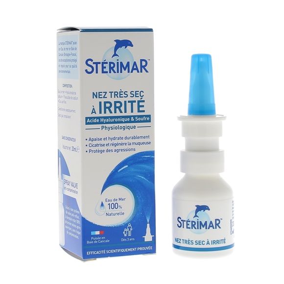 Stop & Protect nez sec et irrité spray nasal Stérimar - spray valve anti-contamination de 20 ml