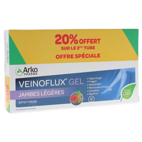 Veinoflux Gel Jambes légères effet froid Arkopharma