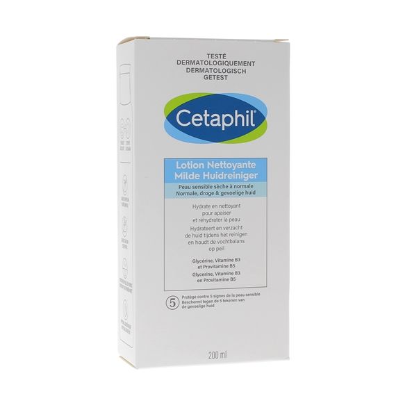 Lotion nettoyante Cetaphil - flacon de 200 ml