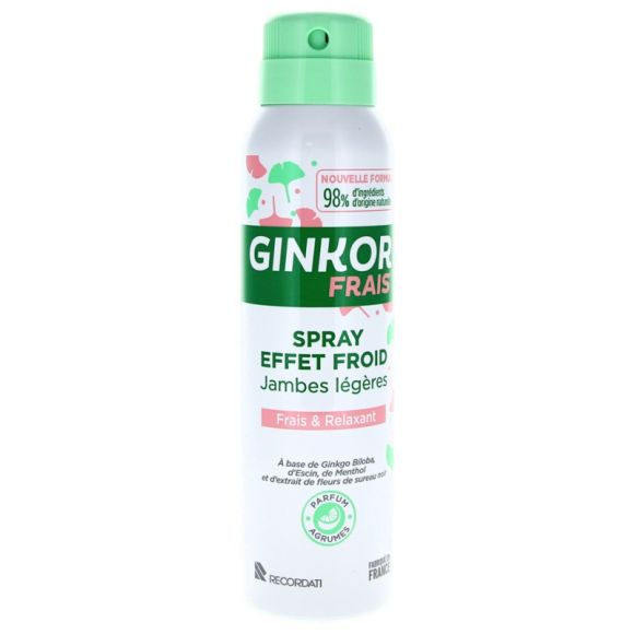 Ginkor Frais Spray effet froid jambes légères - spray de 125 ml