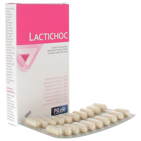 Lactichoc Pileje - boite de 20 gélules
