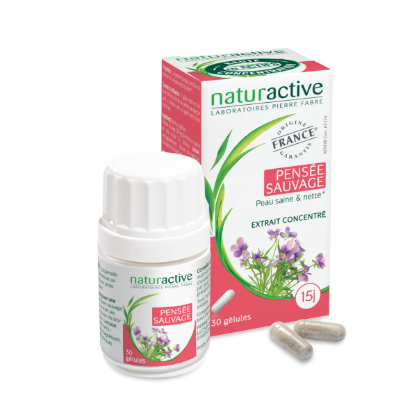 Elusanes pensée sauvage Naturactive - boîte de 30 gélules