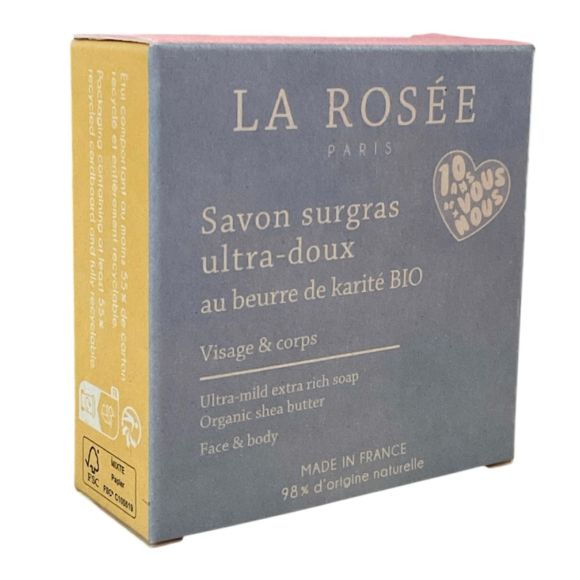 Savon surgras ultra-doux La Rosée - pain de 100g