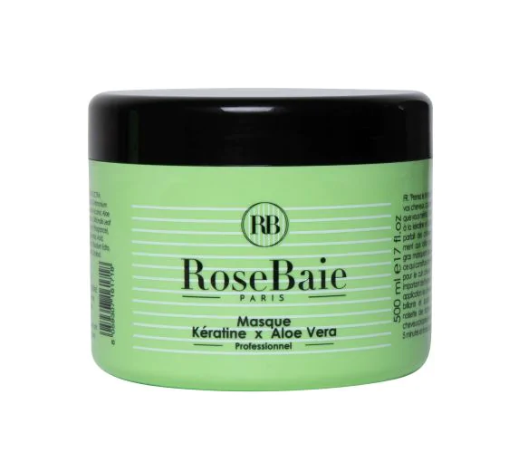 Masque  la kratine et  l'aloe vera RoseBaie - soin hydratant cheveux