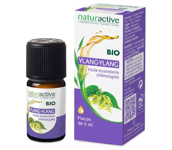 Huile Essentielle D'Ylang Ylang 100% Pure Et Naturelle - 10ml, Anti-stress, Neuve