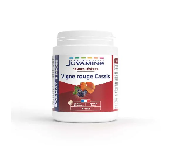 Vitavea Vitarmonyl Expert Circulation - Vigne Rouge & Cassis - 8 Actifs - Fabriqué En France