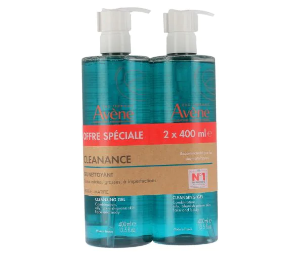Cleanance gel nettoyant Avne peaux grasses  imperfections