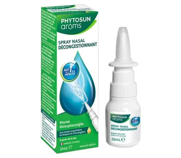 Spray nasal décongestionnant Phytosun arôms, spray de 20 ml