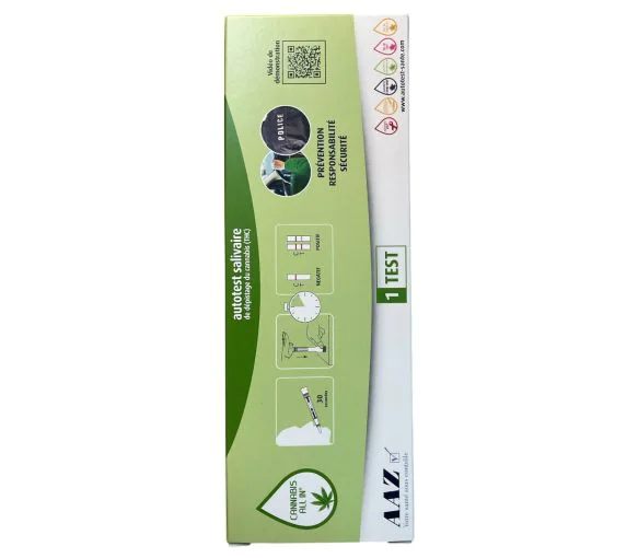 Cannabis all in AAZ - Autotest salivaire dtection THC Cannabis all in AAZ - Autotest salivaire dtection THC