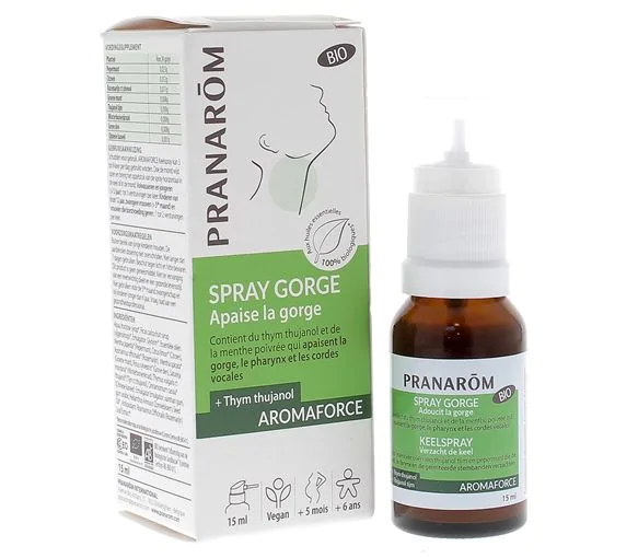 Spray Gorge Puressentiel – Aide à Adoucir La Gorge, Actifs 100% Naturels, 15ml (Neuf)