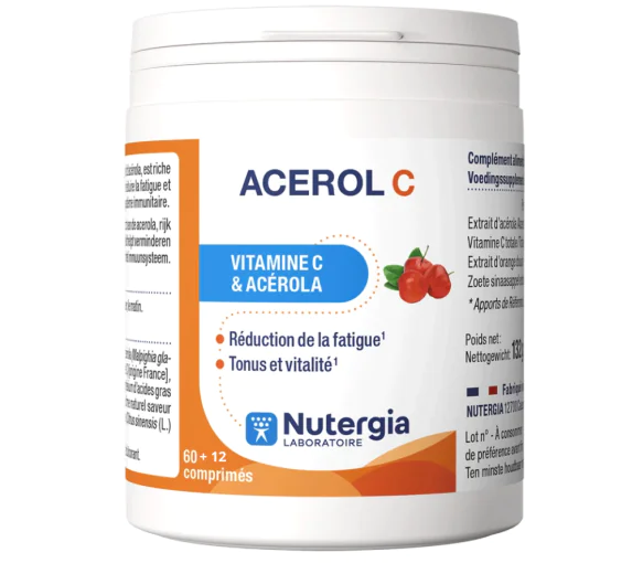 Acerol C vitamine C & acérola Nutergia