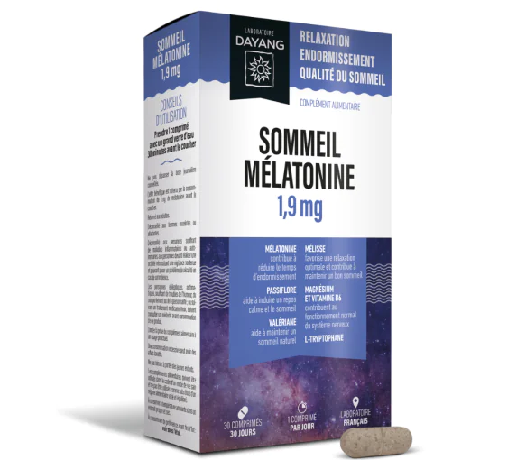 Sommeil mélatonine LP 1,9mg Dayang - qualité du sommeil