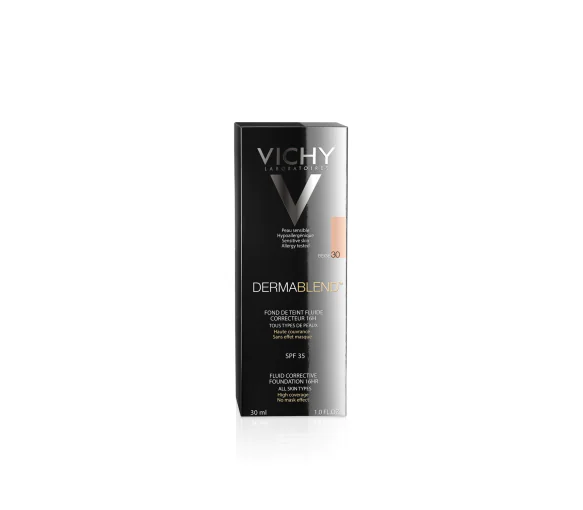 Fond De Teint Vichy Dermablend 95 Chestnut - Teint Fluide Correcteur 16H - 30 Ml - Neuf